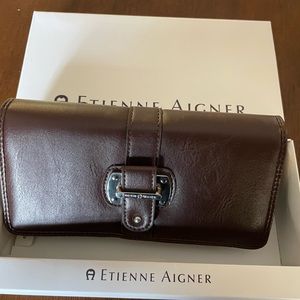 Etienne Aigner Athena Personal Assets Tri-Fold Wallet